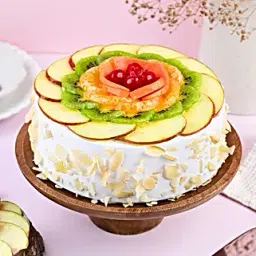 Creamy Vanilla Fruit Cake Half Kg-picture-29