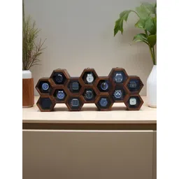 Creation India Craft Brown Wooden Vintage Watch Organiser-picture-19