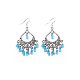 Creative Frogs Blue Alloy Earrings-picture-29
