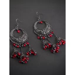Creative Frogs Women Black Earrings-picture-40