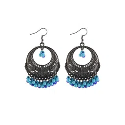 Creative Frogs Women Blue Earrings-picture-20