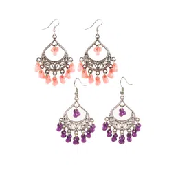 Creative Frogs Women Silver-Plated Alloy Jhumkas-picture-30