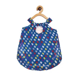 creative kids Creative Girls Blue Polyester Polka-Dot Balloon Dress-picture-26