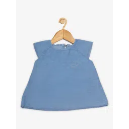 Creative Kids Girls Blue Denim A-Line Dress-picture-41