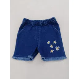 Creative Kid'S Girls Denim Regular Fit Embroidered Shorts-picture-32