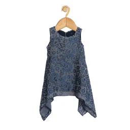 Creative Kid'S Girls Navy Regular Fit Printed Dress-picture-35