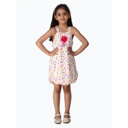 Creative Kid'S Girls Pink Regular Fit Printed Dress-picture-24