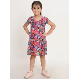 Creative Kid'S Girls Pink Regular Fit Printed Dress-picture-27