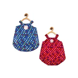 Creative Kids Infant Girls Pack Of 2 Polka Dot Printed Bodysuit-picture-21