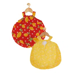 Creative Kids Infant Girls Pack of 2 Printed Shoulder Straps A-Line Dresses-picture-29