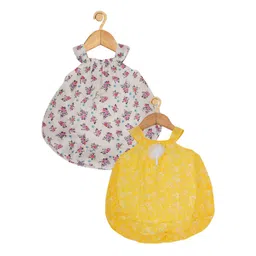 Creative Kids Infant Girls Pack of 2 Printed Shoulder Straps A-Line Dresses-picture-10