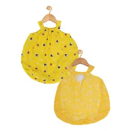 Creative Kids Infant Girls Pack of 2 Printed Shoulder Straps A-Line Dresses-picture-31