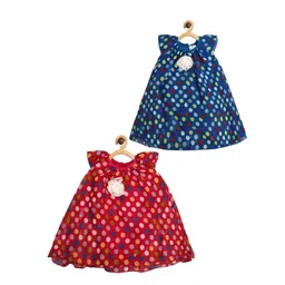 Creative Kids Polka Dot Print Georgette A-Line Dress-picture-18