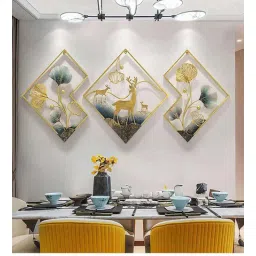 creator handicrafts Multicolour Deer Metal Wall Art-picture-38