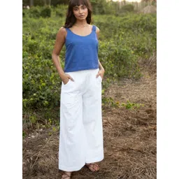 Creatures of Habit Women Seersucker Oversized Trouser-picture-23