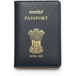 credly Premium Leather Indian Passport Holder Cover for Men & Women Durable Travel Wallet Case Slim & Stylish Protector for India Passport Book(Black)-picture-40