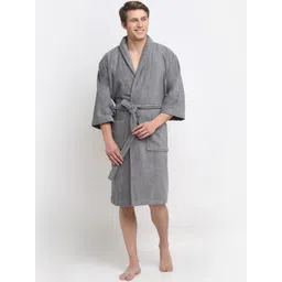 Creeva Adult Grey Large Bathrobe-picture-48
