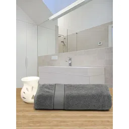 Creeva Grey 525 GSM Cotton Bath Towel-picture-32