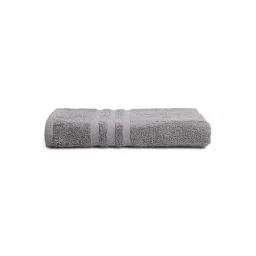 Creeva Grey Cotton 500 GSM Super Soft Bath Towel image 2