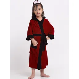Creeva Kid Girls Hooded Bathrobe-picture-22
