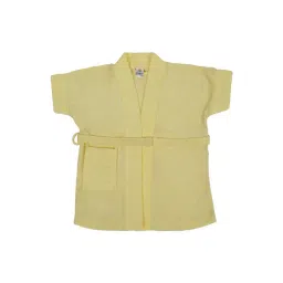 Creeva Lemon Micro Terry Melodious Kids Bathrobe (1-2 Y)-picture-30