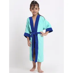 Creeva Solid Hooded Bath Robe-picture-22