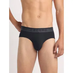 Cresmo Men Antimicrobial Basic Briefs CR-B-STR-P1-INTBLK-S-picture-22