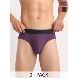 Cresmo Men Pack Of 2 Antimicrobial Basic Briefs CR-B-SLD-P2-MUL-ELVI-S-picture-13