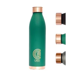 Crest Innovative Lives Green Single Copper Solid Water Bottle-picture-15