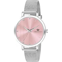 crestello L103 Steel Chain Analog Wrist Watch for Women-picture-50
