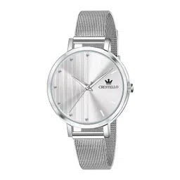 CRESTELLO Women Silver-Toned Brass Dial & Silver Toned Analogue Watch-picture-39