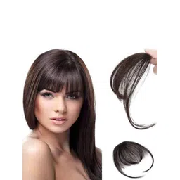 CRIBE Clip In Straight Scalp Topper Hair Extension - Brown - 8.6 Inch-picture-24