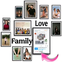 crickeft 14 Photo Frames Combo For Home, Birthday, Anniversary Gift 5 inch 3D-picture-34