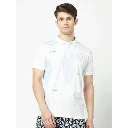 Crimsoune Club Abstract Printed Polo Collar Basketball T-shirt-picture-16