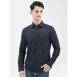 Crimsoune Club Abstract Printed Slim Fit Pure Cotton Casual Shirt-picture-19