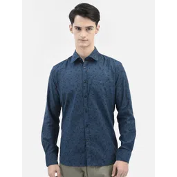 Crimsoune Club Abstract Printed Slim Fit Pure Cotton Casual Shirt-picture-20