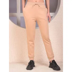 Crimsoune Club Beige Blended Regular Fit Trackpants-picture-22