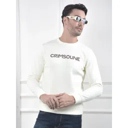 Crimsoune Club Beige Regular Fit Printed Sweatshirt-picture-12