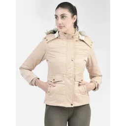 Crimsoune Club Beige Regular Fit Puffer Jacket-picture-21