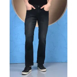 Crimsoune Club Black Blended Solid Mid Rise Jeans-picture-38
