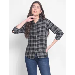 Crimsoune Club Black Checks Shirt-picture-40