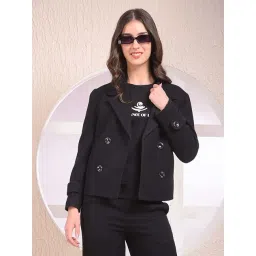 Crimsoune Club Black Polyester Regular Fit Casual Jacket-picture-11