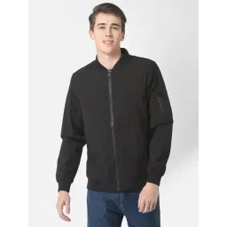 Crimsoune Club Black Regular Fit Bomber Jacket-picture-25