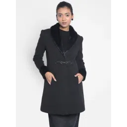Crimsoune Club Black Regular Fit Overcoat-picture-21