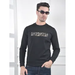 Crimsoune Club Black Regular Fit Printed Sweatshirt-picture-10