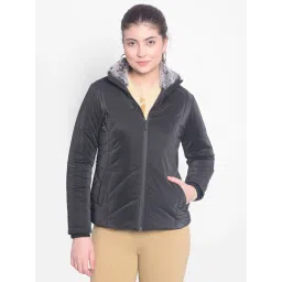 Crimsoune Club Black Regular Fit Puffer Jacket image 1