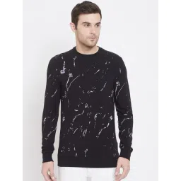 Crimsoune Club Black Slim Fit Printed Sweatshirt-picture-39