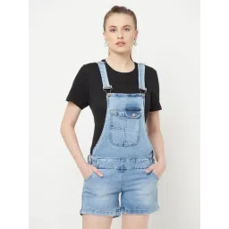 Crimsoune Club Blue Mini Dungarees-picture-17