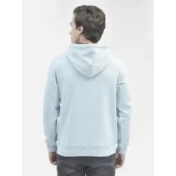 Crimsoune Club Blue Regular Fit Printed Hooded Sweatshirt image 2