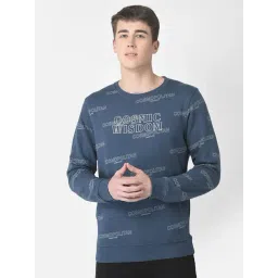 Crimsoune Club Blue Regular Fit Printed Sweatshirt-picture-36